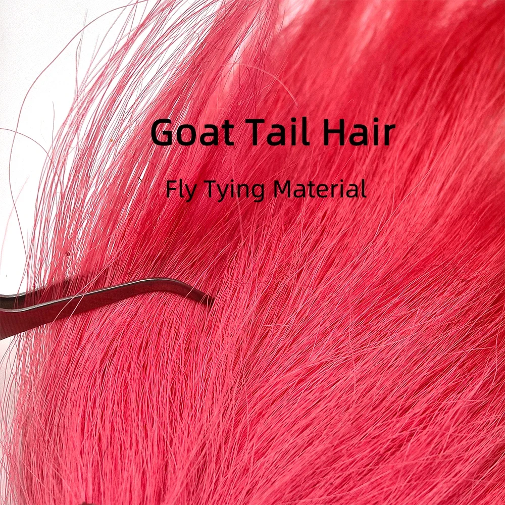 Pelo Cola Cabra Natural Wifreo – Material Atado Mosca Salmón - imagen 2