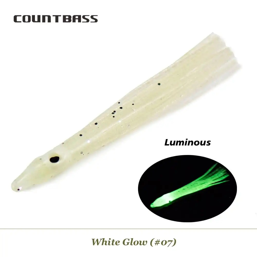 COUNTBASS Skirts de calamar luminosos – Jigging - imagen 2
