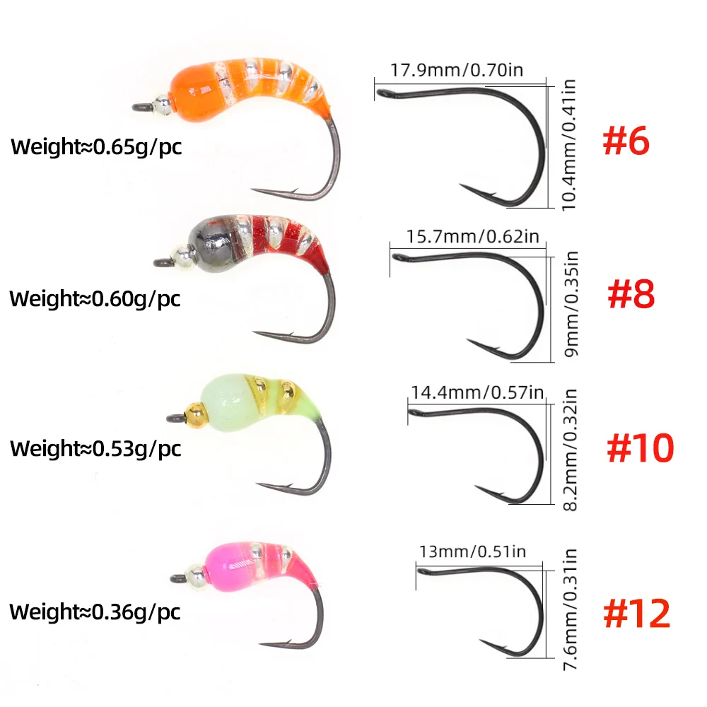Variación de colores fluorescentes bajo luz UV