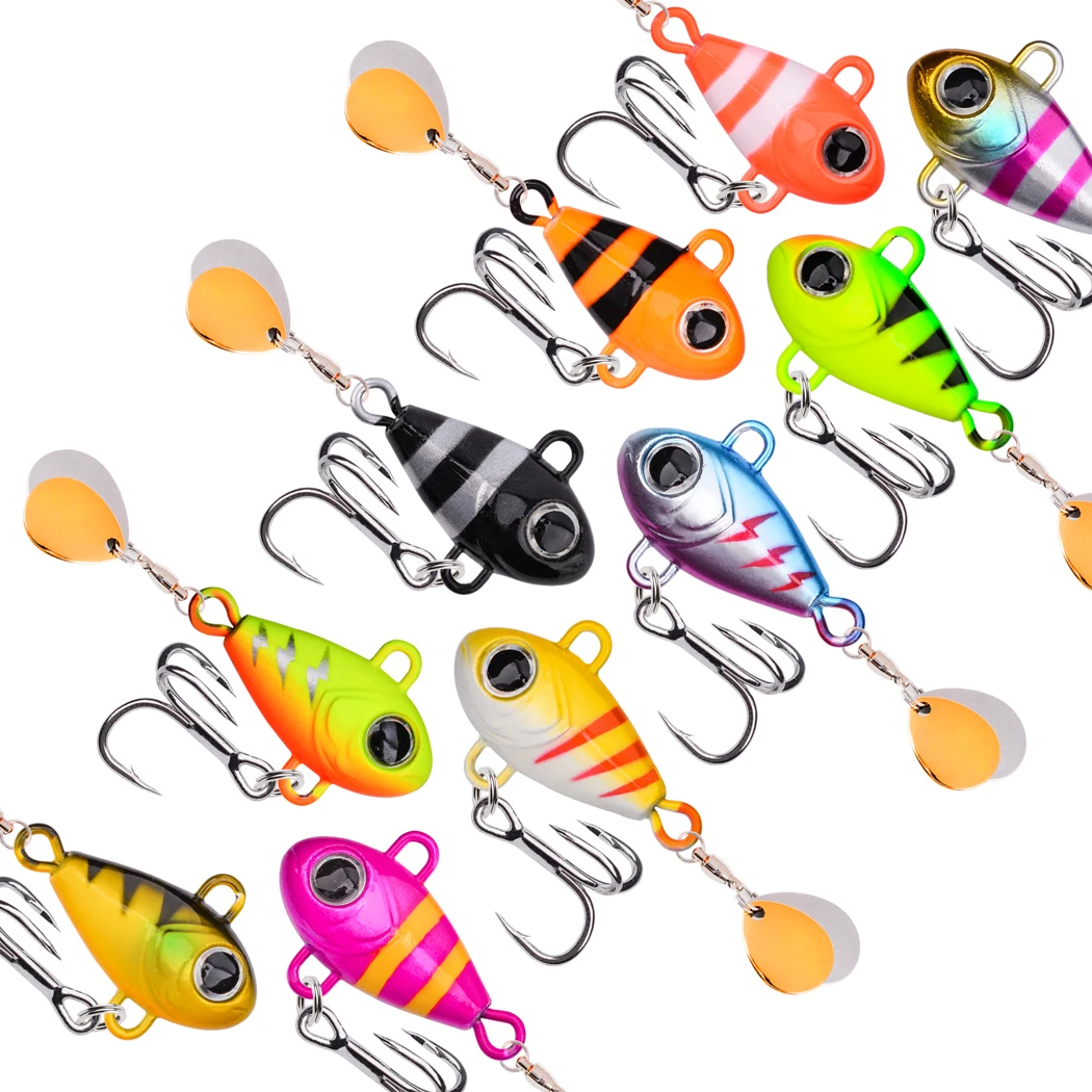 Aorace VIB Cuchara giratoria con lentejuelas para pesca de invierno - imagen 3