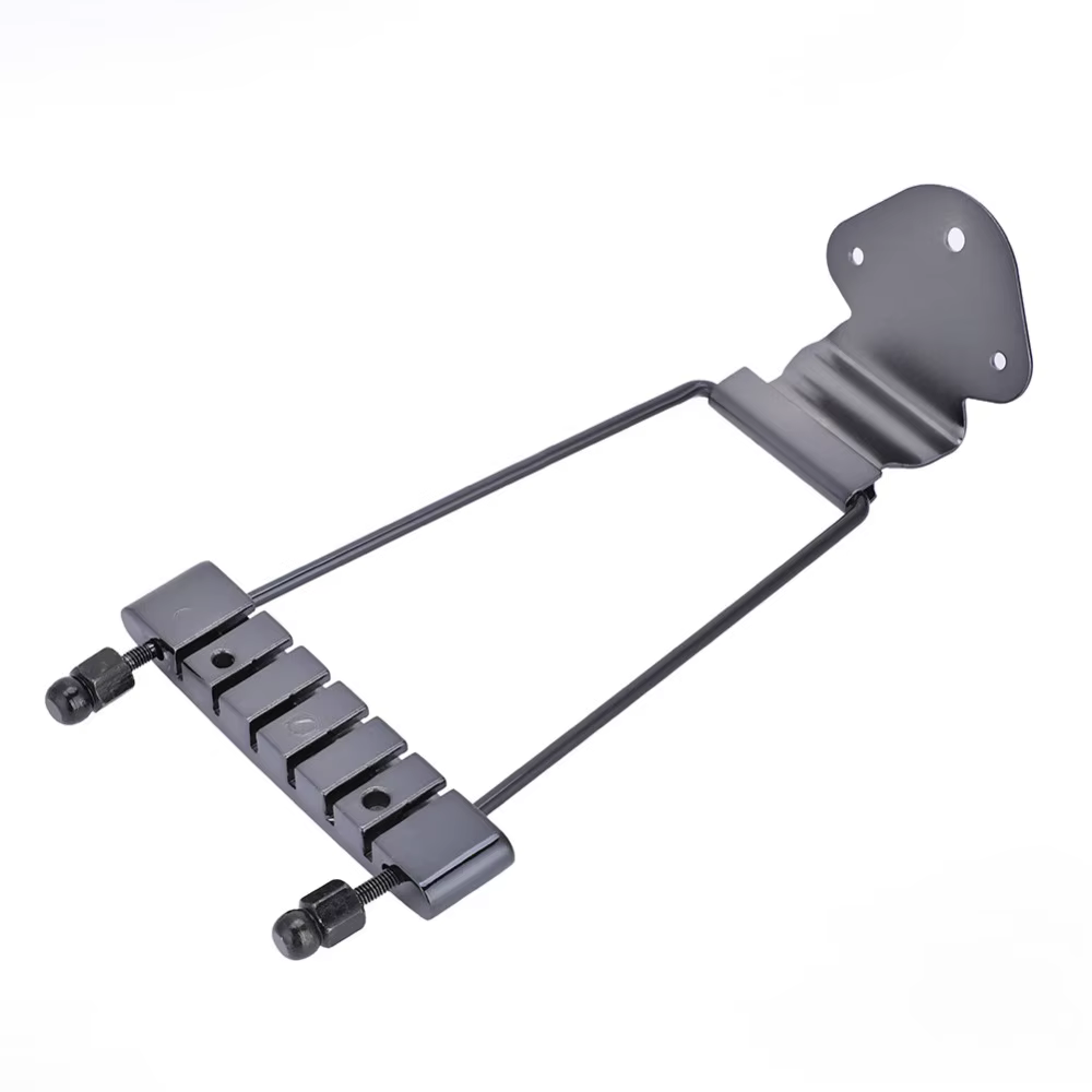 Puente guitarra con roldanas de rodillo palisandro y metal - imagen 2