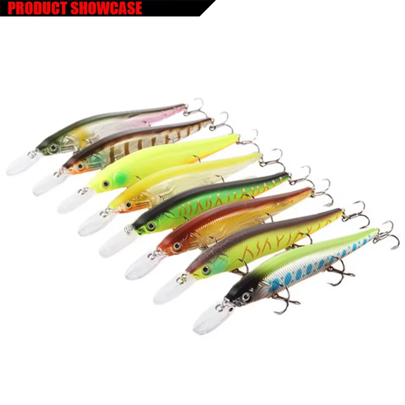 Señuelo Minnow Crankbait flotante cebo duro para lobina y carpa - imagen 5