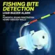 Alarma pesca nocturna LED y sonido, alta sensibilidad, punta caña - imagen 2