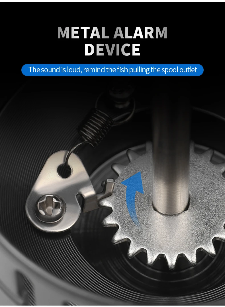 Detalle del dispositivo de alarma metálico