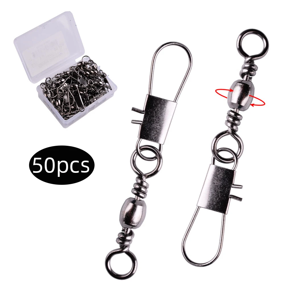 Esmerillones giratorios con enganche rápido para pesca de carpa