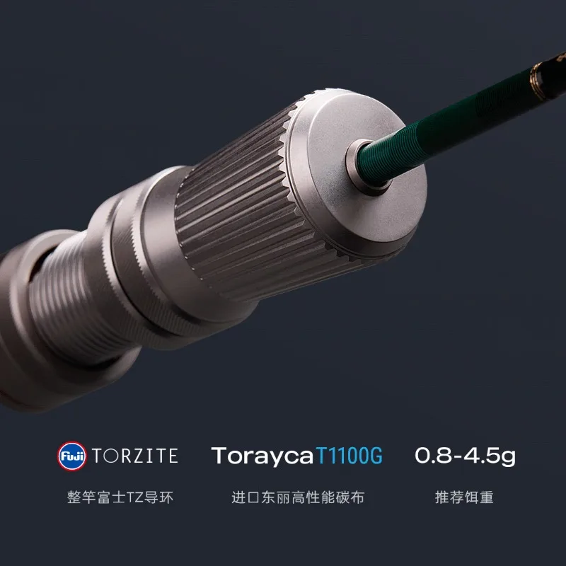 AWM Daxinganling Caña UL microjigging en tramos TORAY T1100G