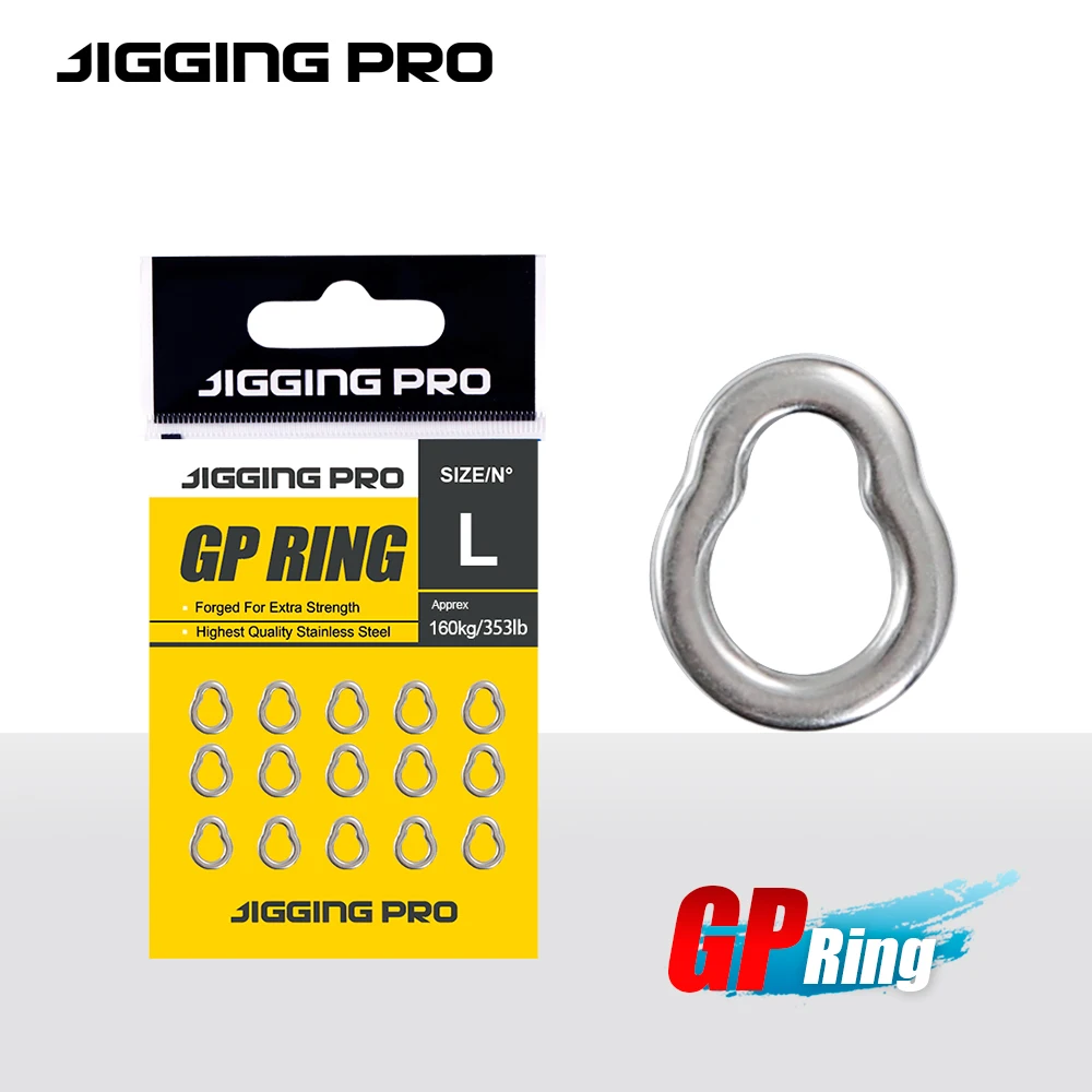 Anillas de pesca de acero inoxidable Jigging Pro GP – agua salada