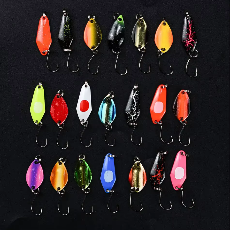 Cucharillas mini para utilizar en ríos y lagos