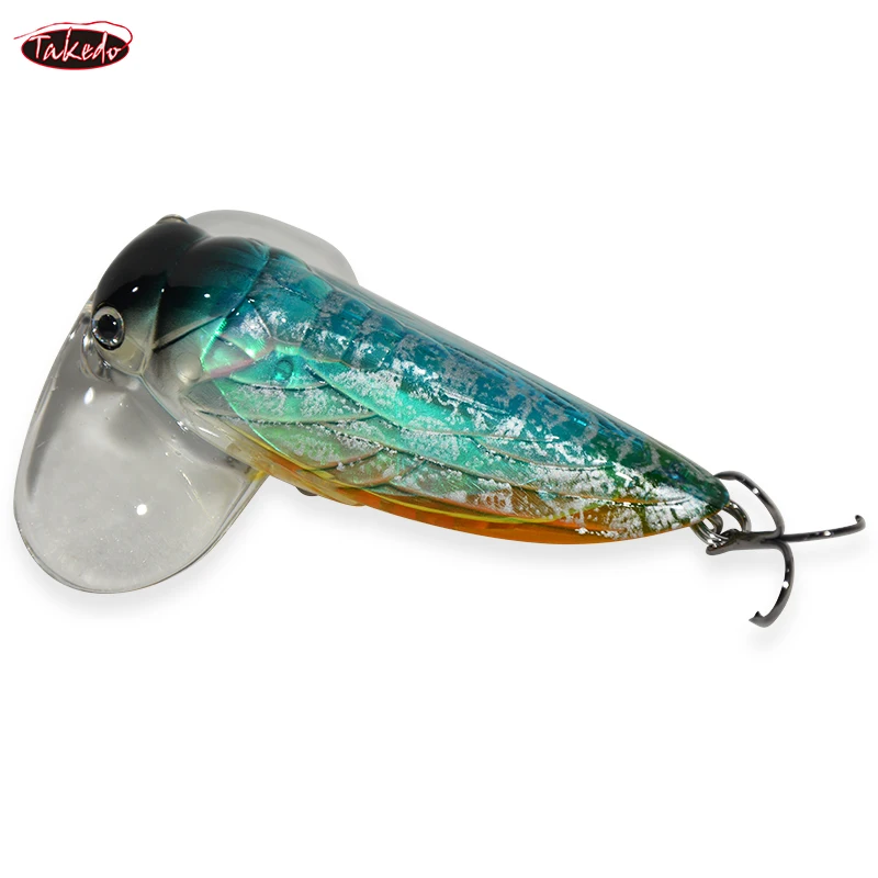 TAKEDO RL15 Wobbler Topwater Cigarra para Lucio - imagen 3