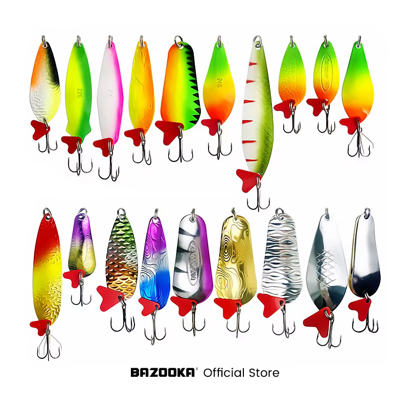 Jig giratorio Bazooka – Señuelo para trucha, lubina y perca - imagen 4