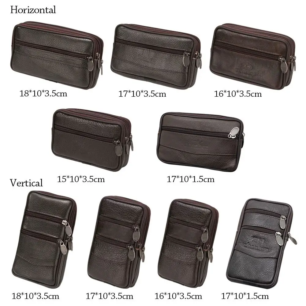 Bolsa de Cintura Impermeable para Teléfono PU cuero multifunción - imagen 4