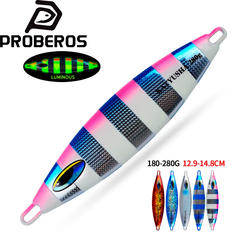 Proberos Señuelos Slow Jigging Cuchara Metálica para Lubina - imagen 2