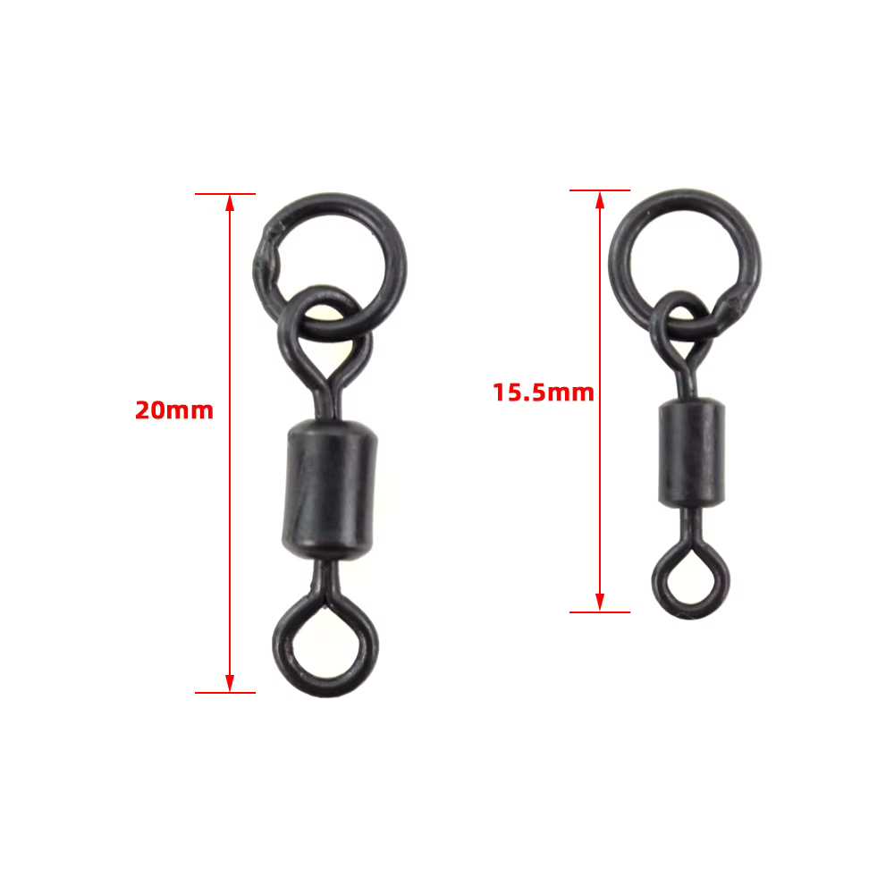 Links giratorios Chod Rig con terminal anillo sólido para carpa - imagen 4