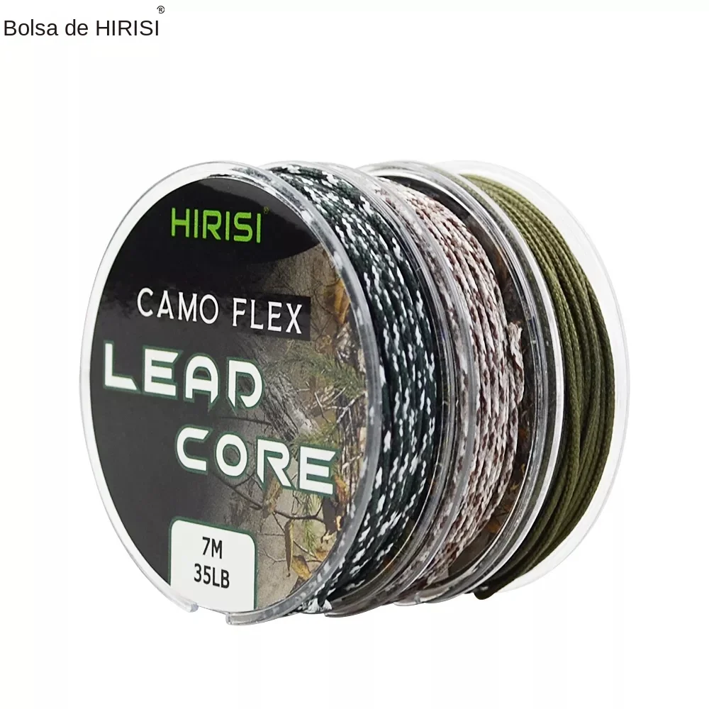 Línea Leadcore 35LB trenzada 7m para carpfishing - imagen 5