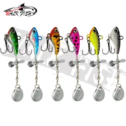 Señuelo VIB Walk Fish — Cabeza giratoria y lentejuelas para mar