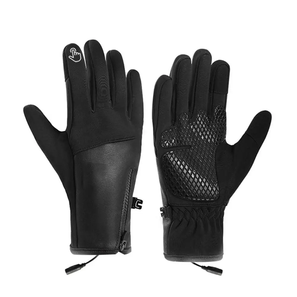Guantes calefactables USB impermeables recargables para pesca - imagen 4