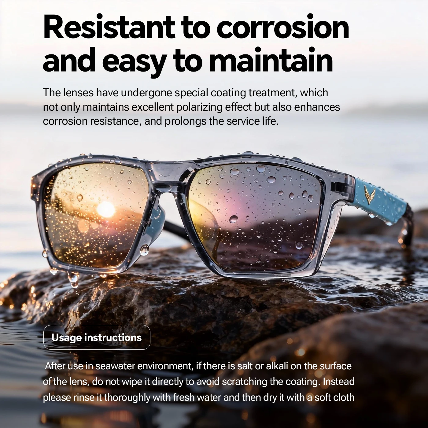 Gafas de sol polarizadas Ecooda para pesca en el mar – lentes PC