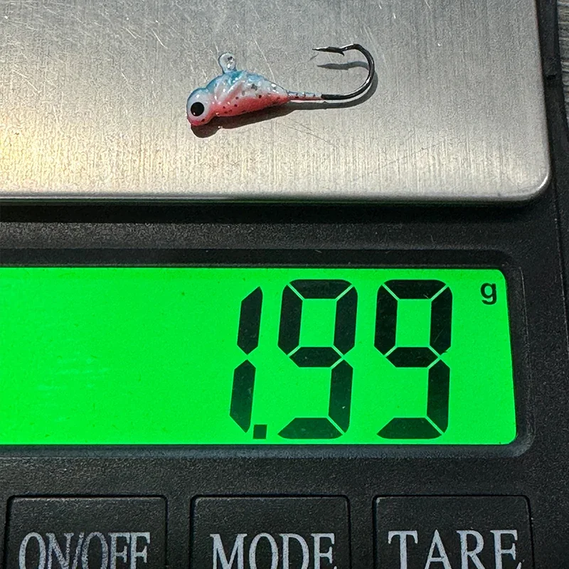TAKEDO 2G Micro Jig Head 28mm – Anzuelos para pesca en hielo - imagen 5