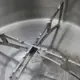 Soporte de cacerola portátil de acero inoxidable en cruz - imagen 2