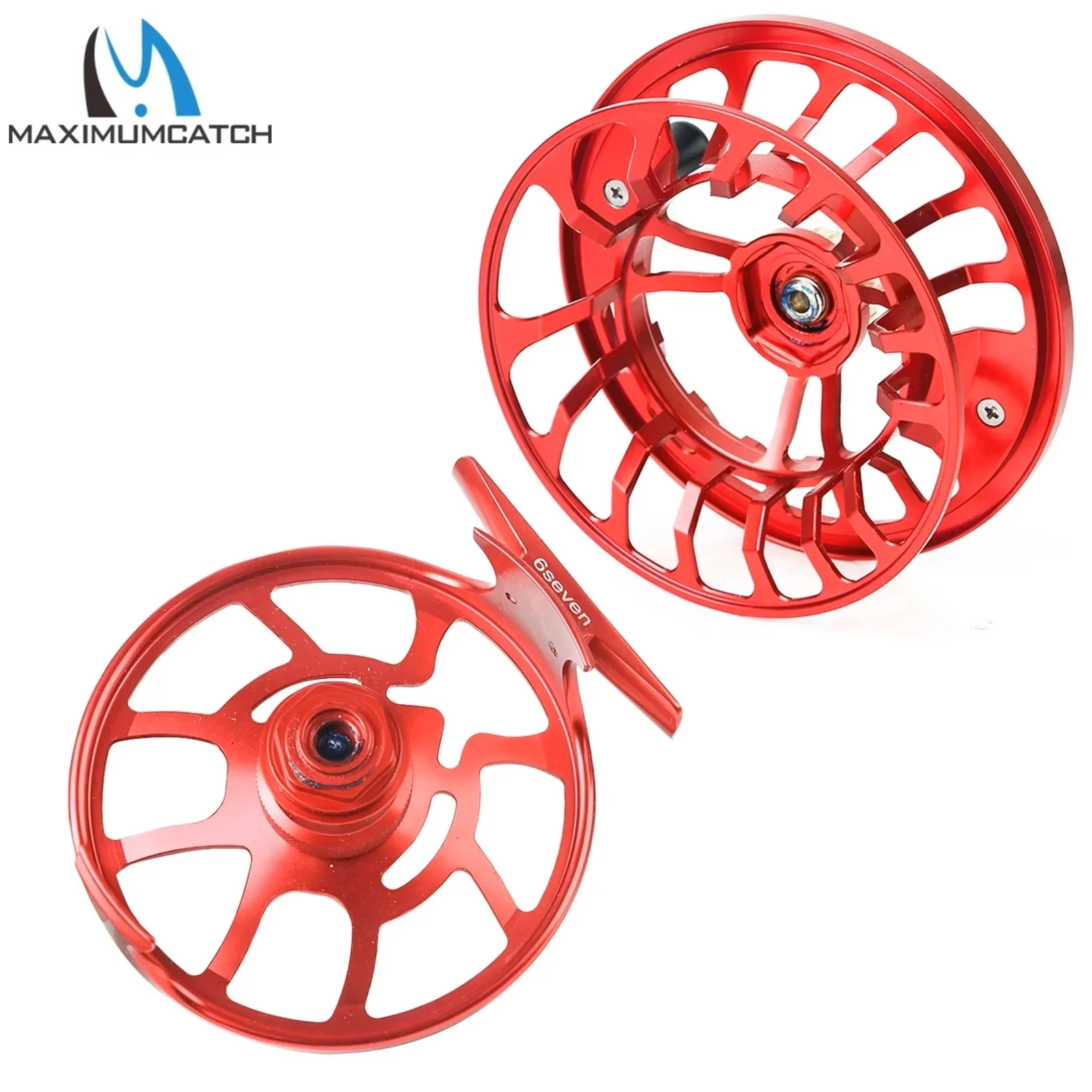 Carrete mosca MAXIMUMCATCH Ultralite rojo totalmente sellado - imagen 3
