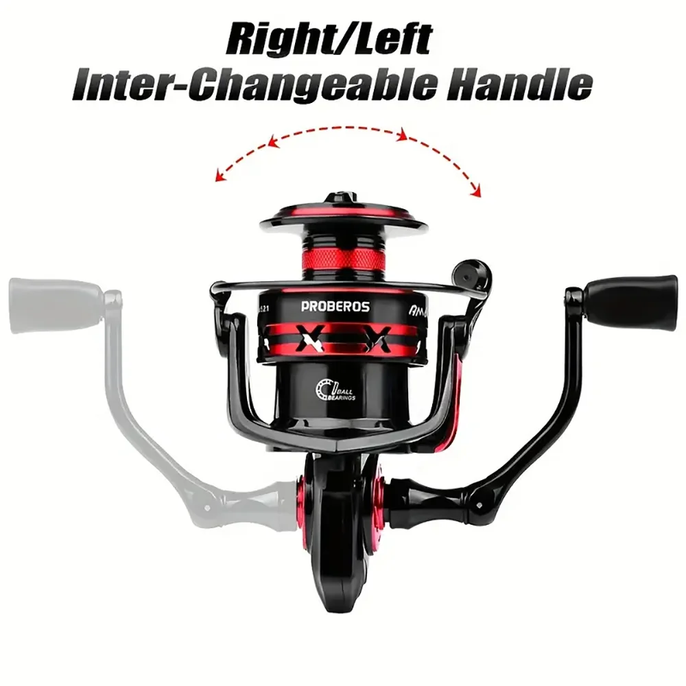 PROBEROS Carrete Spinning 5.2:1 – Arrastre 9KG agua salada