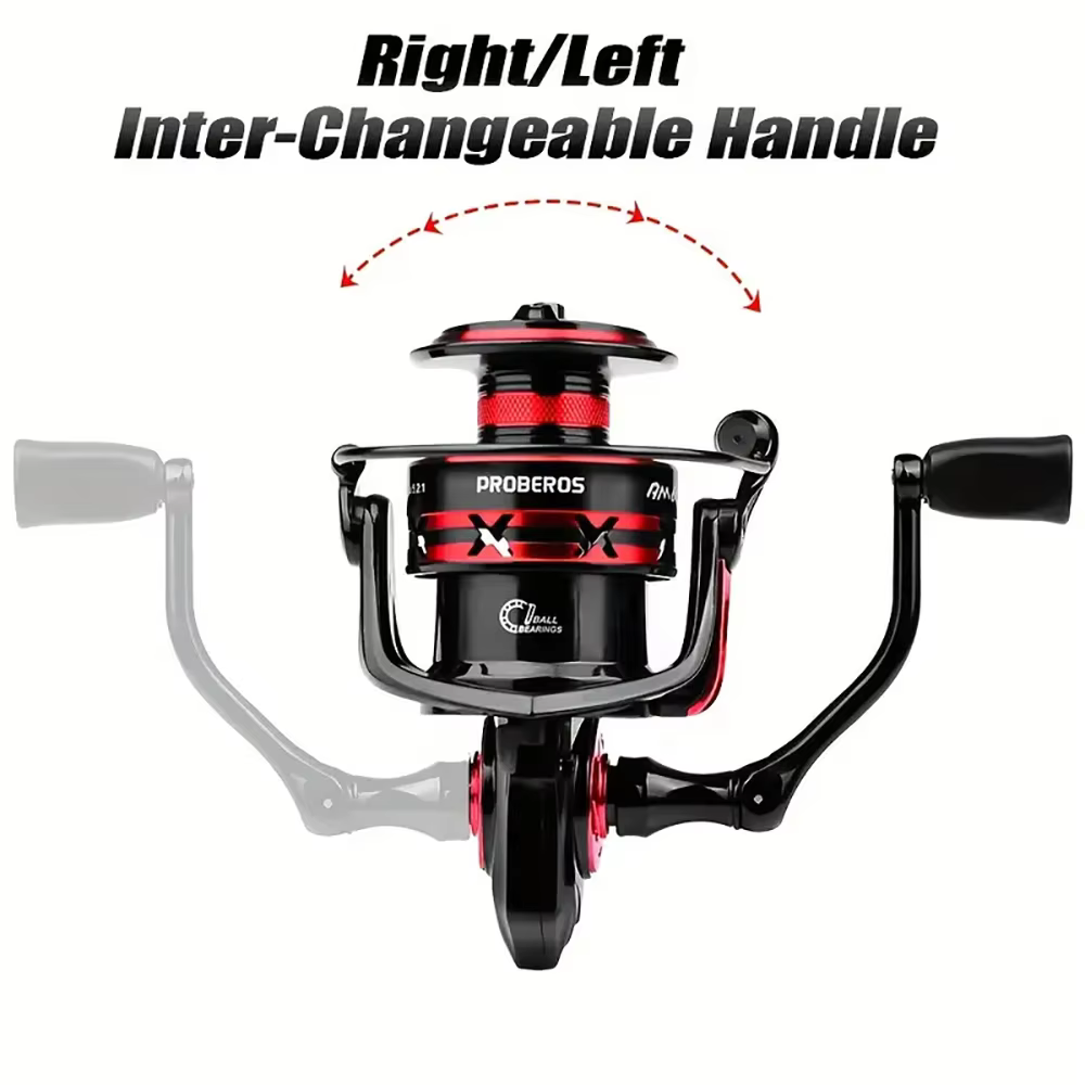 PROBEROS Carrete Spinning 5.2:1 – Arrastre 9KG agua salada