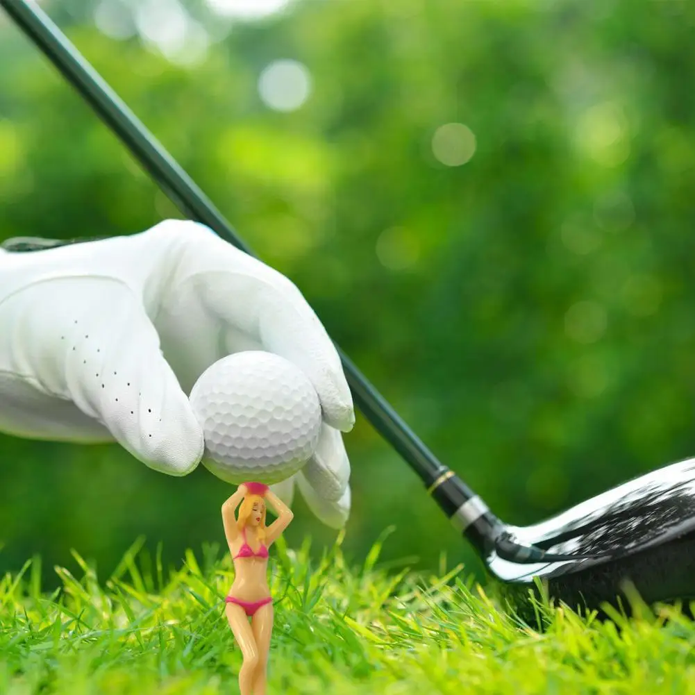 Tee de golf de plástico Bikini Beauty con soporte en traje de baño - imagen 5