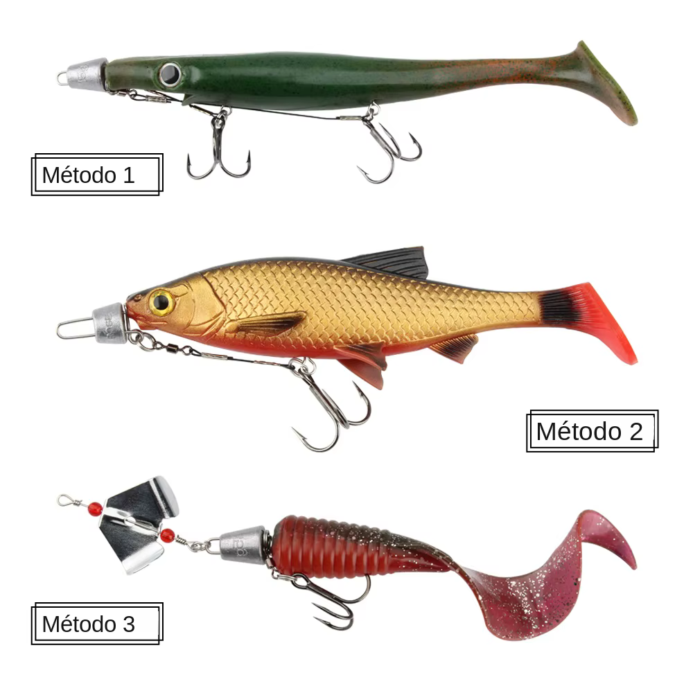 Jig Head Spinpoler – Sistema tornillo multiprofundidad peso 5-20g vinilo mar - imagen 2