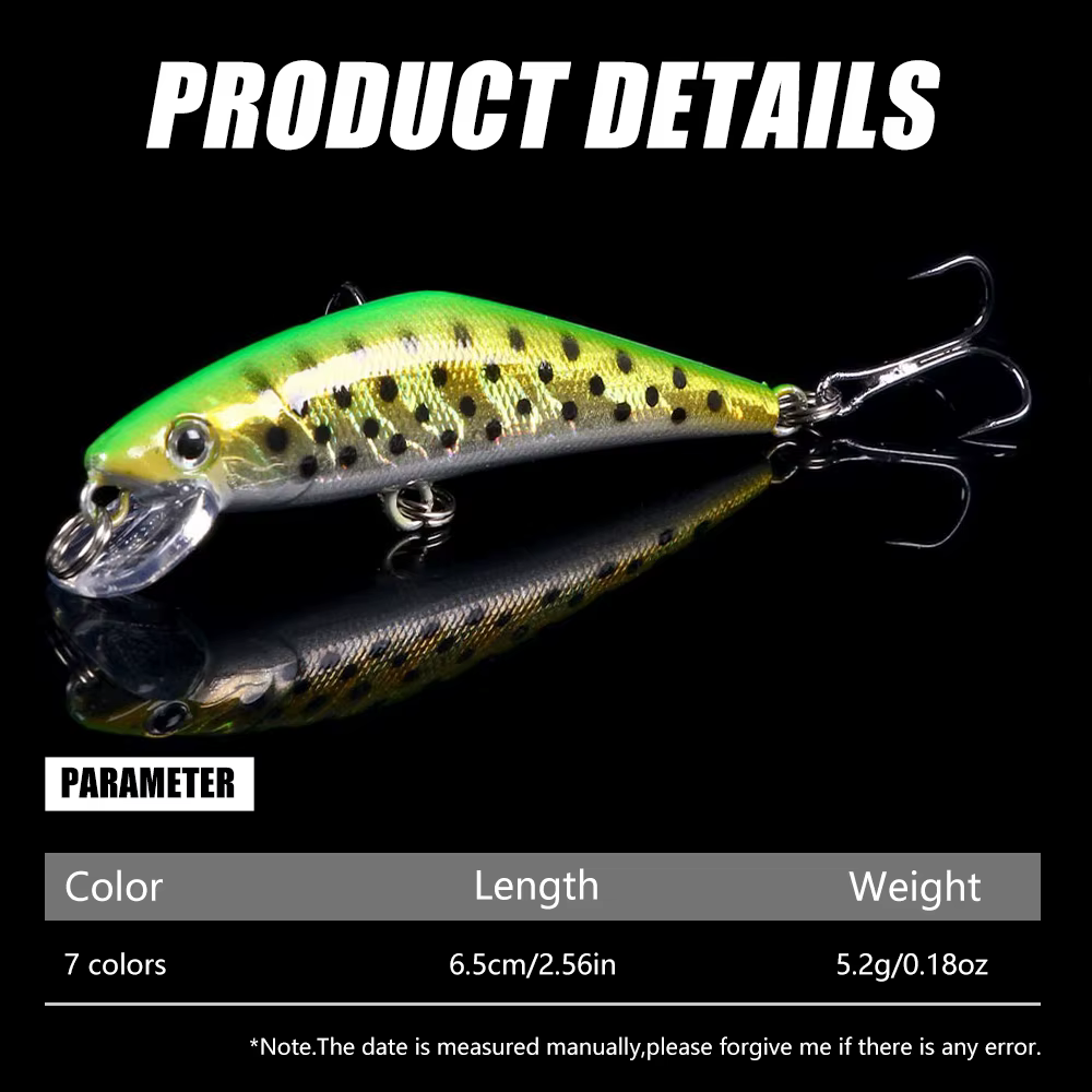 Señuelo Minnow para pesca deportiva de lubina, trucha, carpa y lucio - imagen 5