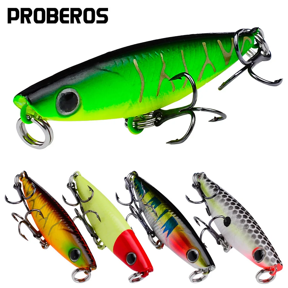 Proberos Popper de hundimiento lento para lubina – wobbler duro - imagen 5
