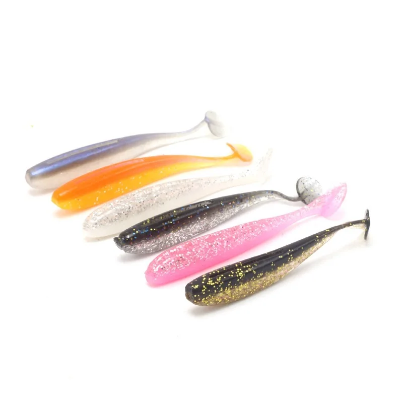 Wobblers Swimbait de silicona con cola en T para Lucio - imagen 2