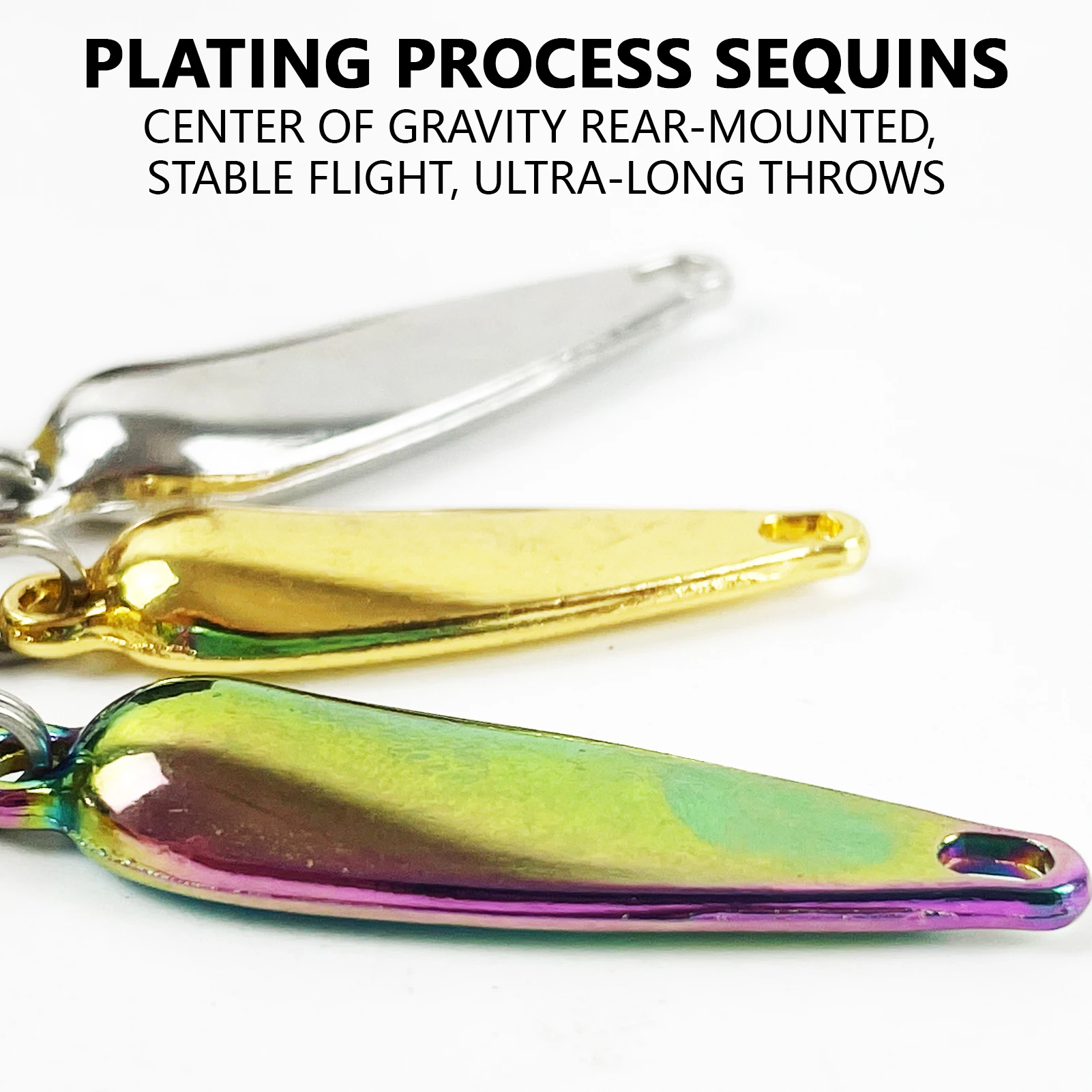 Cucharas giratorias Free Fisher – señuelos tipo spinner para spinning - imagen 2