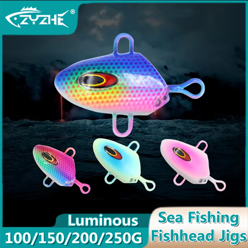 Señuelo luminoso ZYZHE – Cebo duro de hundimiento rápido para barco - imagen 3