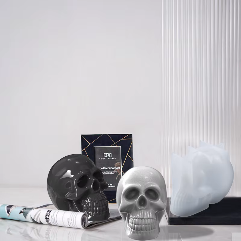 Molde para velas calavera - uso con cera