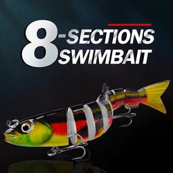 Señuelo articulado para lucios WALK FISH – varias secciones