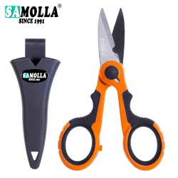Tijeras de pesca acero inoxidable 420 portátiles