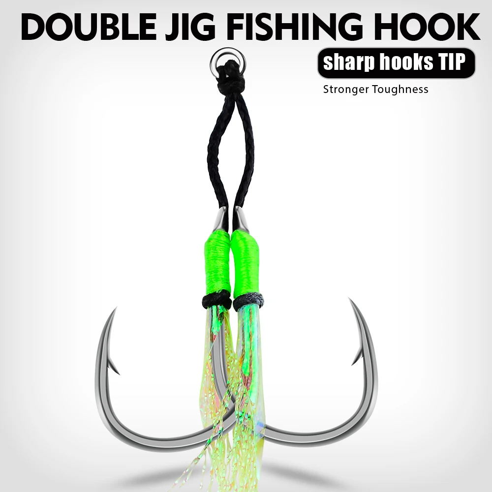 Anzuelos dobles PROBEROS para jigging