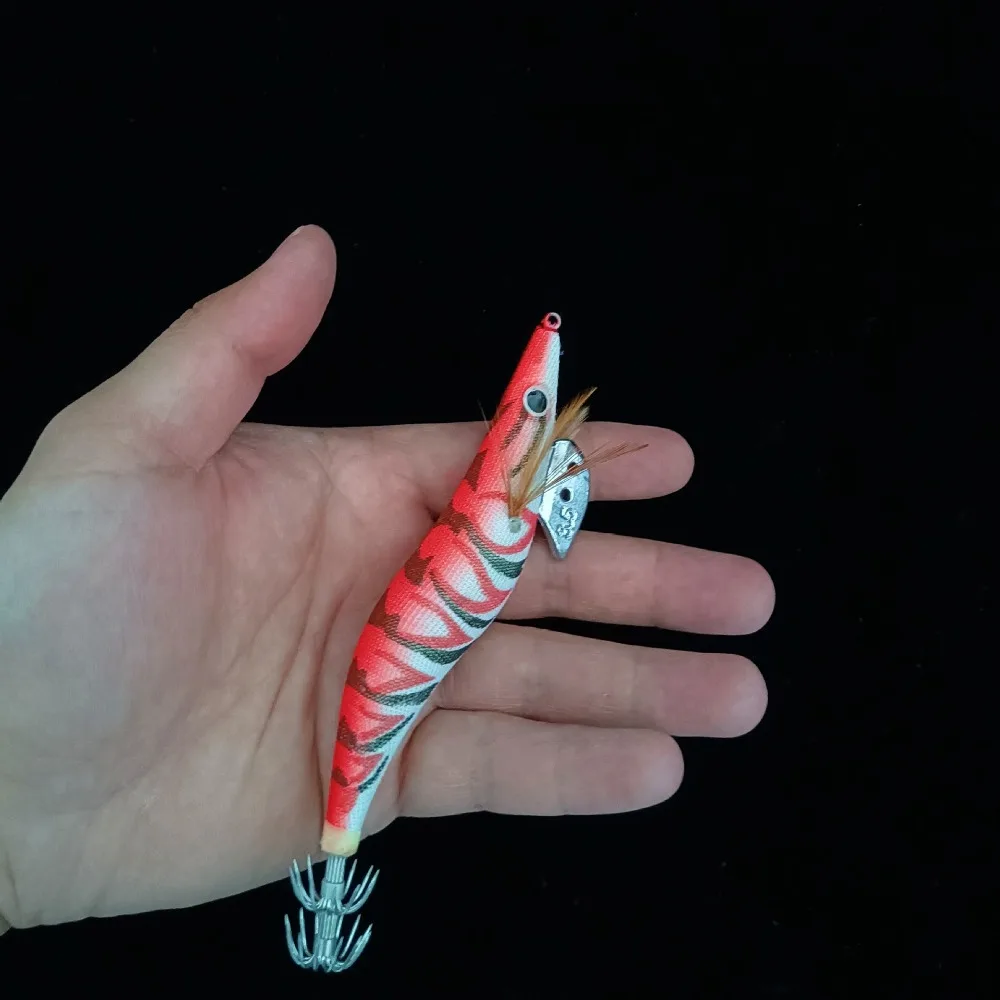 Aparejo para calamar: plomo con anzuelo y cebo de pulpo realista - imagen 4