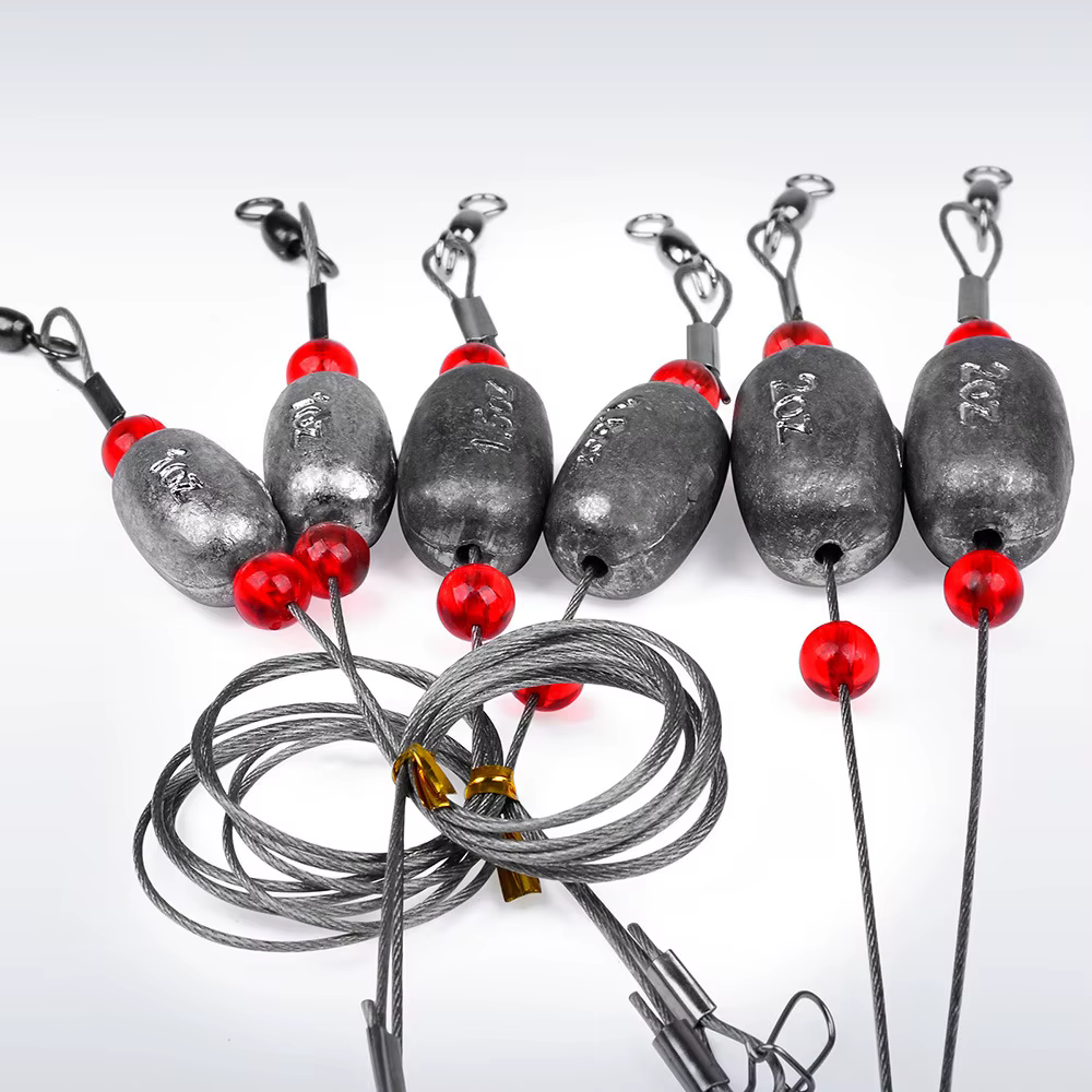 Emerillons de cobre y acero – Tapones para huevos de pesca