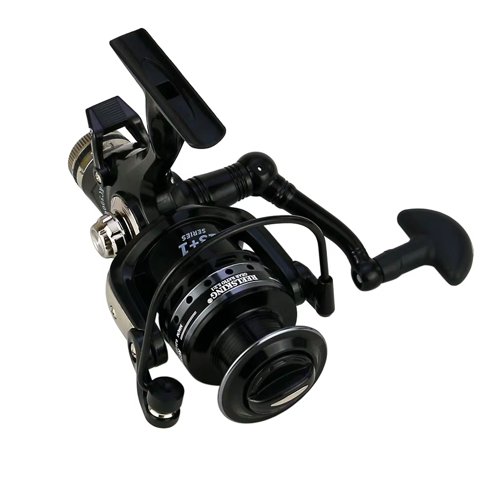 MG Carrete de pesca con freno doble para carpa - rueda giratoria - imagen 4