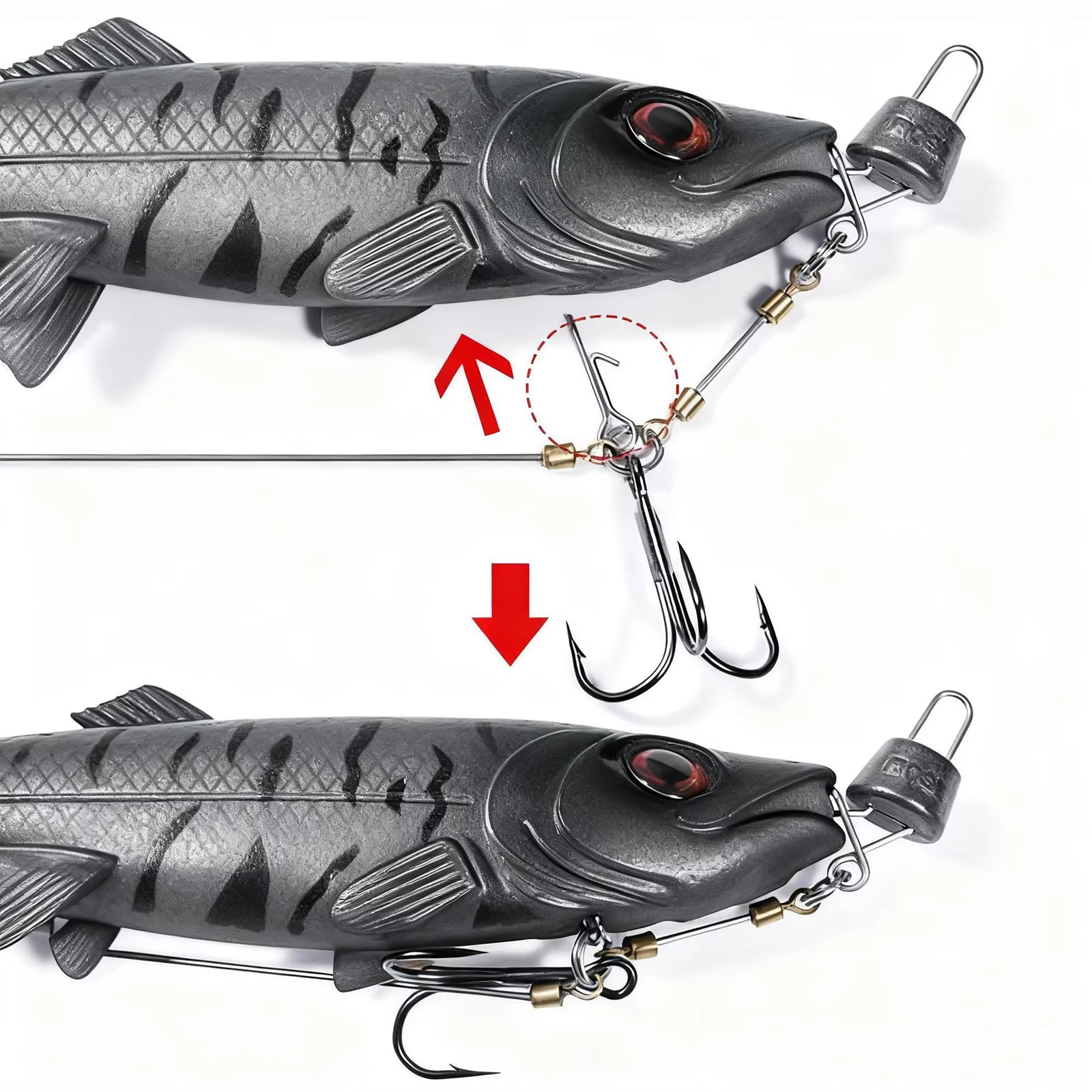 Pasadores Push-Lock FishTrip para vinilo – Conexión rápida sin nudos - imagen 2