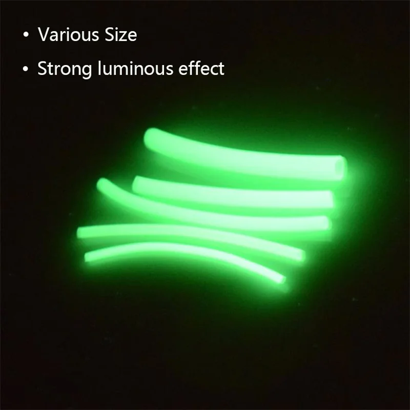 Tubo noctilucente antimordida para línea de pesca luminosa - imagen 3