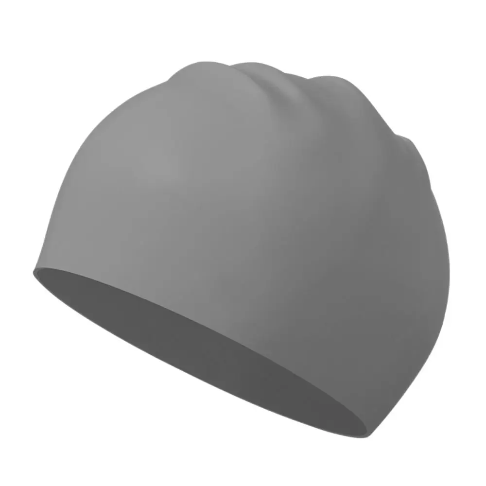 Detalle del material elástico del gorro de natación