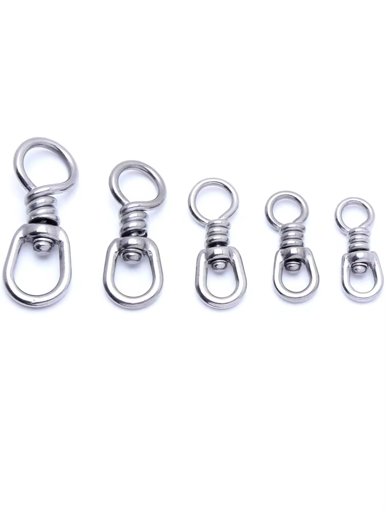 Anillos en forma de 8 de acero inoxidable – Conexión universal pesca - imagen 2