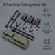 Hirisi Alarmas de Pesca para Carpas con LED y soportes de caña - imagen 2