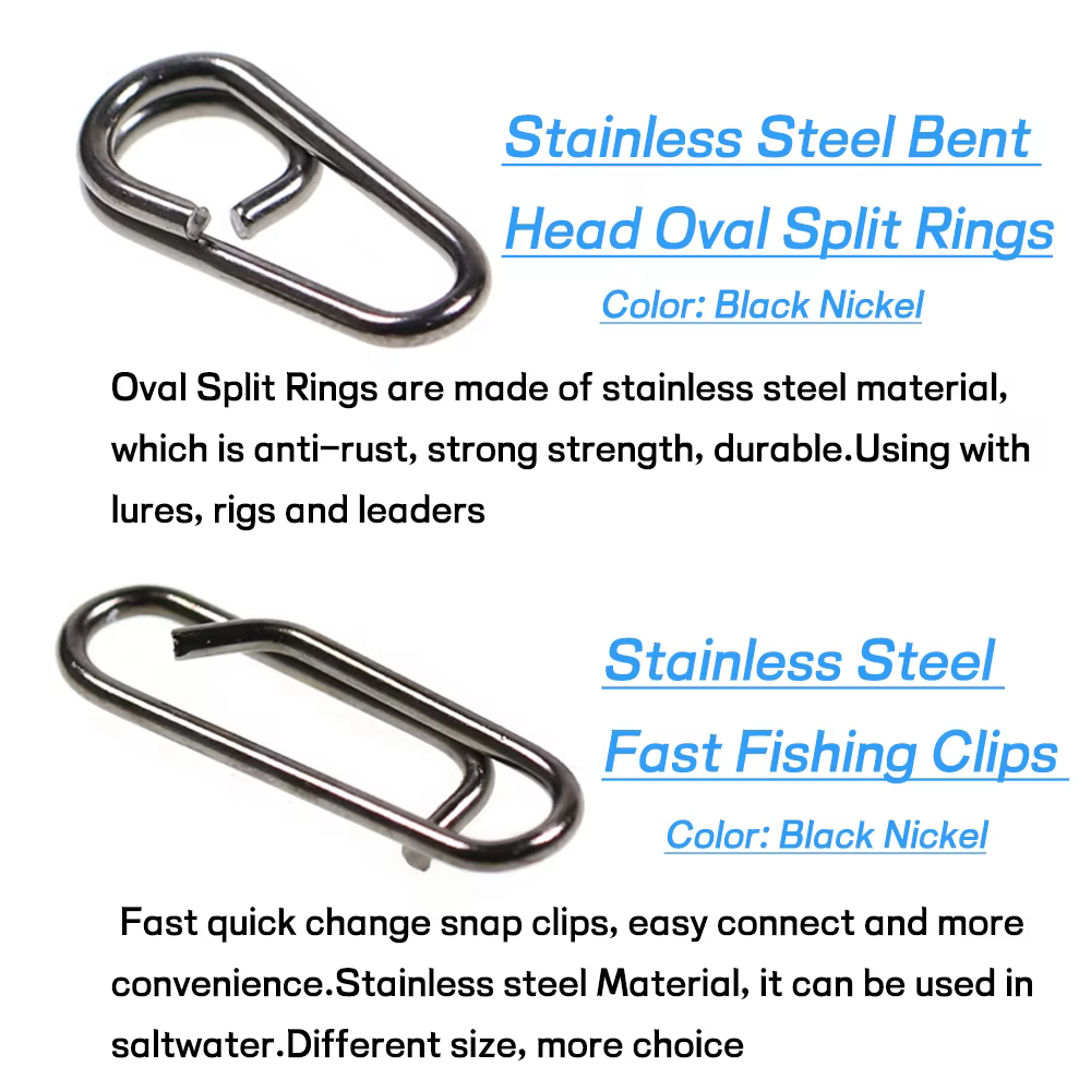 Clips a presión rápidos para pesca
