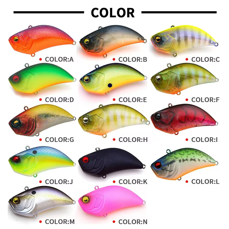 Señuelo VIB 15g con sonajero – Crankbait sin labios para lubina - imagen 5