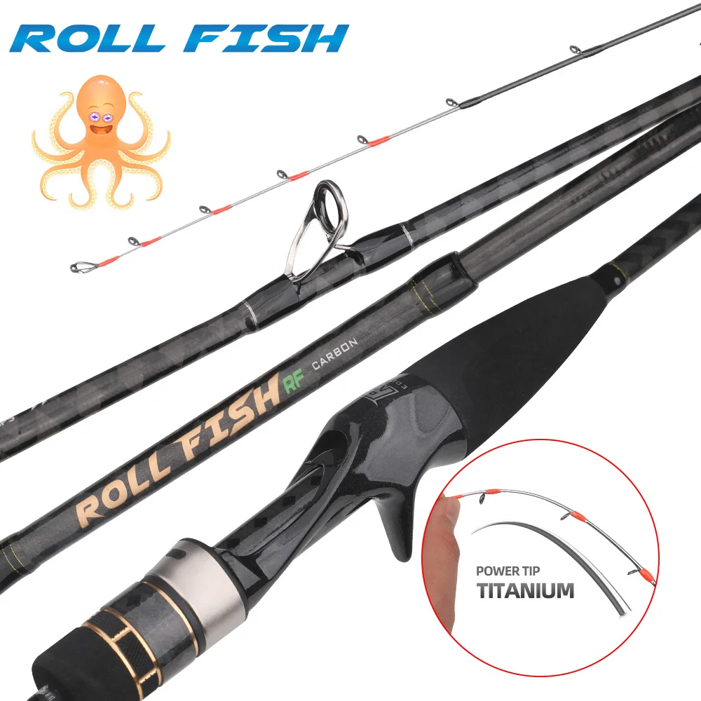 ROLLFISH caña para calamar y sepia ligera punta titanio - imagen 2