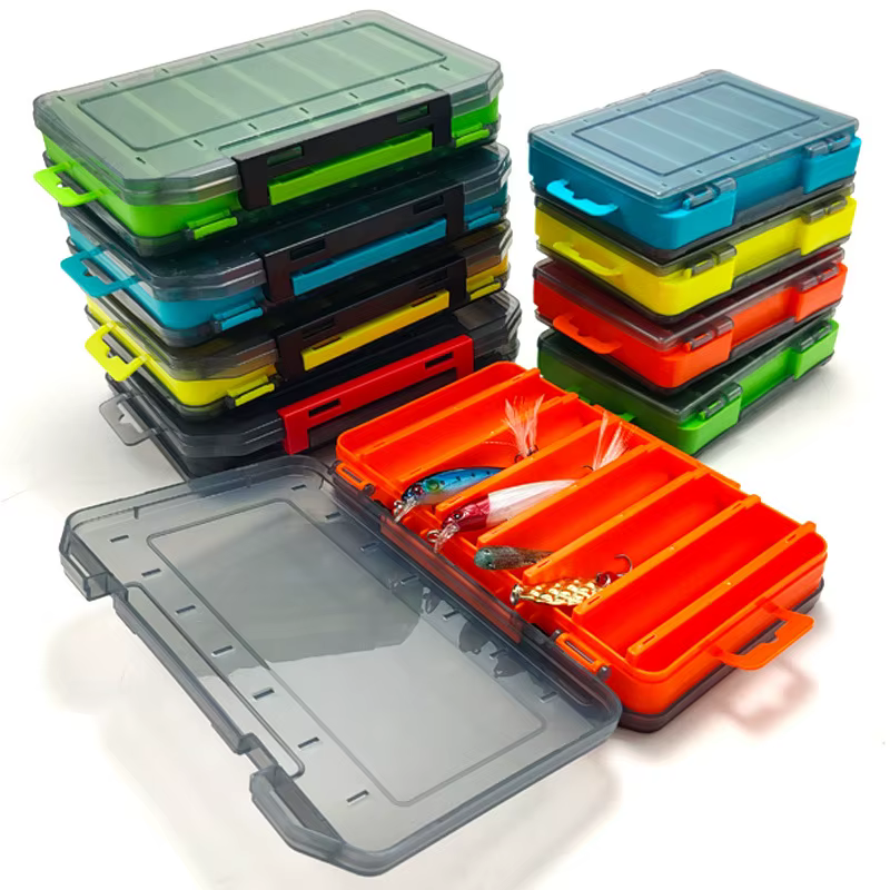 Caja de señuelos 14 compartimentos – Doble cara para pesca - imagen 2