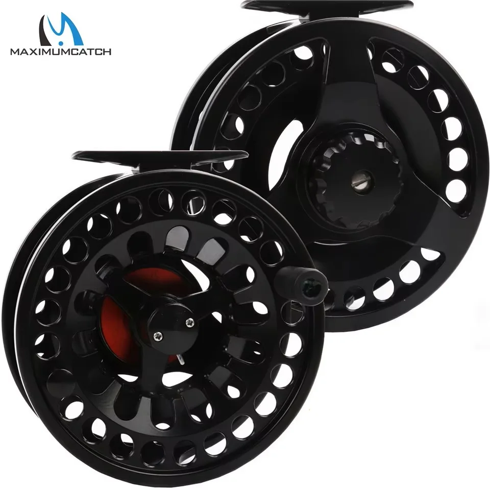Maximumcatch DM Carrete de pesca con mosca aluminio gran arbor fundido - imagen 5